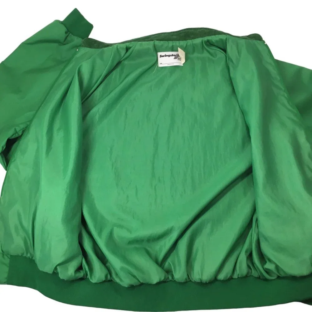 Vintage Swingster Pioneer Seed Jacket XLT Agriculture Farmer USA Windbreaker Zip - Picture 8 of 9